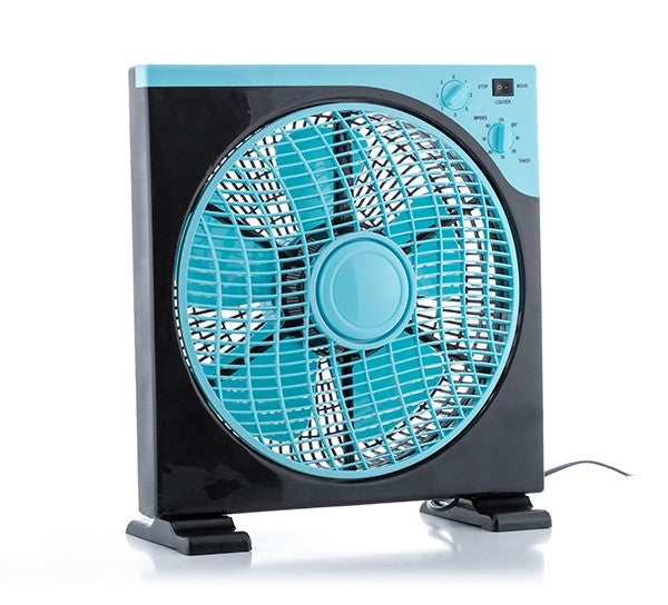 Ventilatore da pavimento 30CM 50W NERO BLU