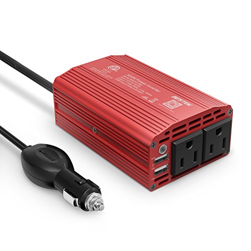 Inverter da 300 W DC 12V a 110V AC Inverter per auto con adattatore per auto Dual USB 4.2A