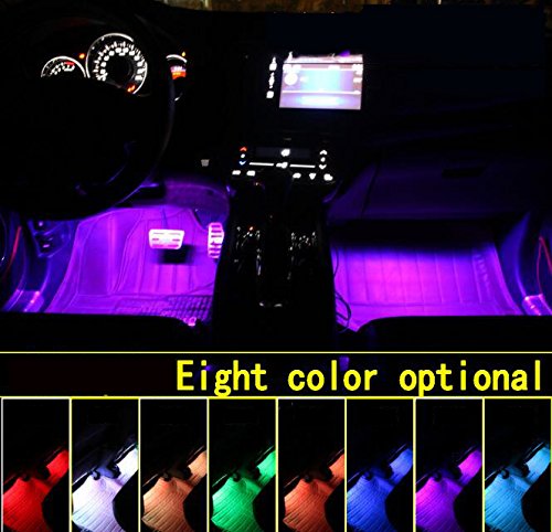 Striscia LED per auto, 12V multicolore 48 LED