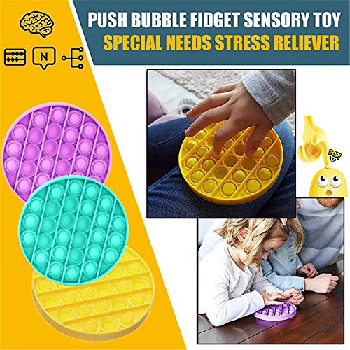 Push pop Bubble Sensory Fidget Toy (3 pezzi)