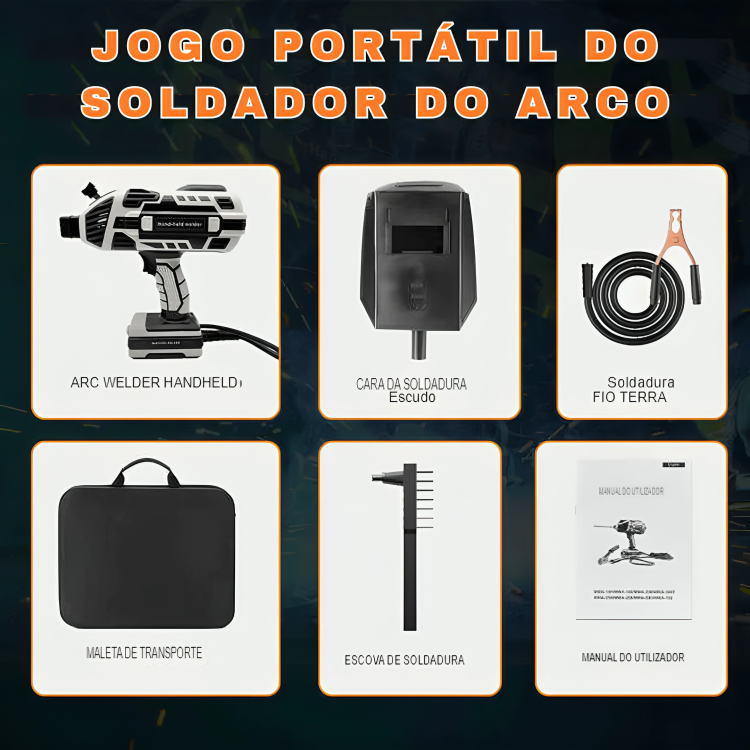 SparkPro™ – Soldador Profissional Portátil 5 em 1. Desconto de 15% para pagamentos no pix.