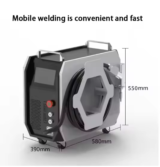 Máquina de Solda Laser Portátil Multiprocesso 150A Proteção Térmica