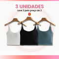 Kit Cropped Tecnológico com Bojo® Compre 2 leve 3